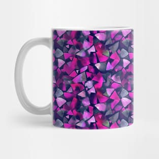 Watercolor geometric soft dark magenta Mug